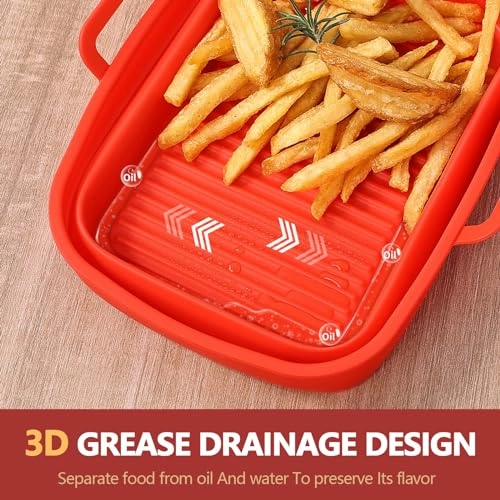 Air Fryer Silicone Liner - Silicone 2-Pack