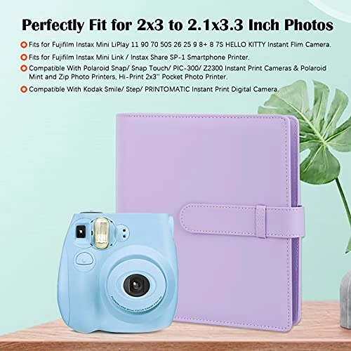 Instax Mini 256 Pockets Leather Photo Album