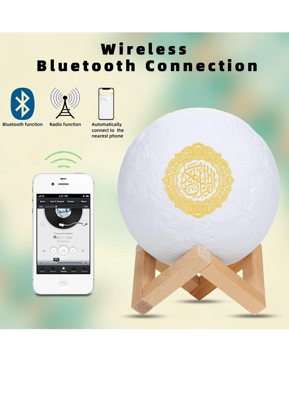 Moon Lamp Quran Speaker