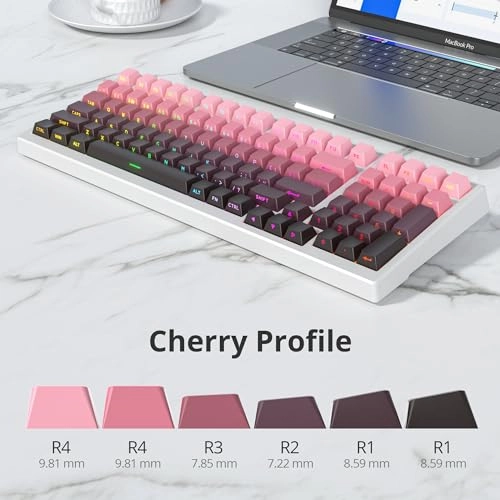 142 Key Cherry Profile Keycap Set - PBT Translucent Characters