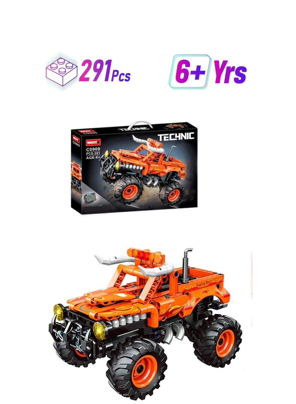 WOMA Bull Style Monster Truck - Vehicle 291 pcs