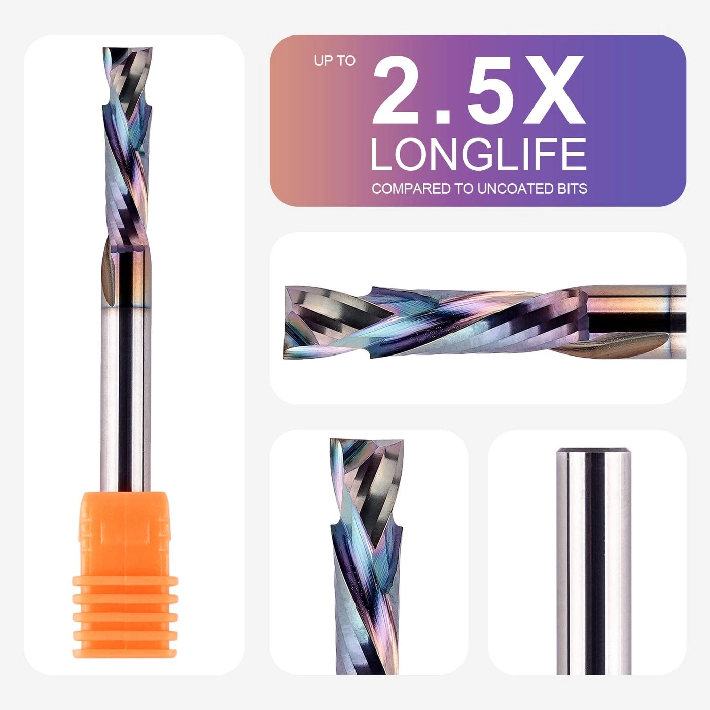 Compression Flush Trim Router Bit - 1/4 Shank