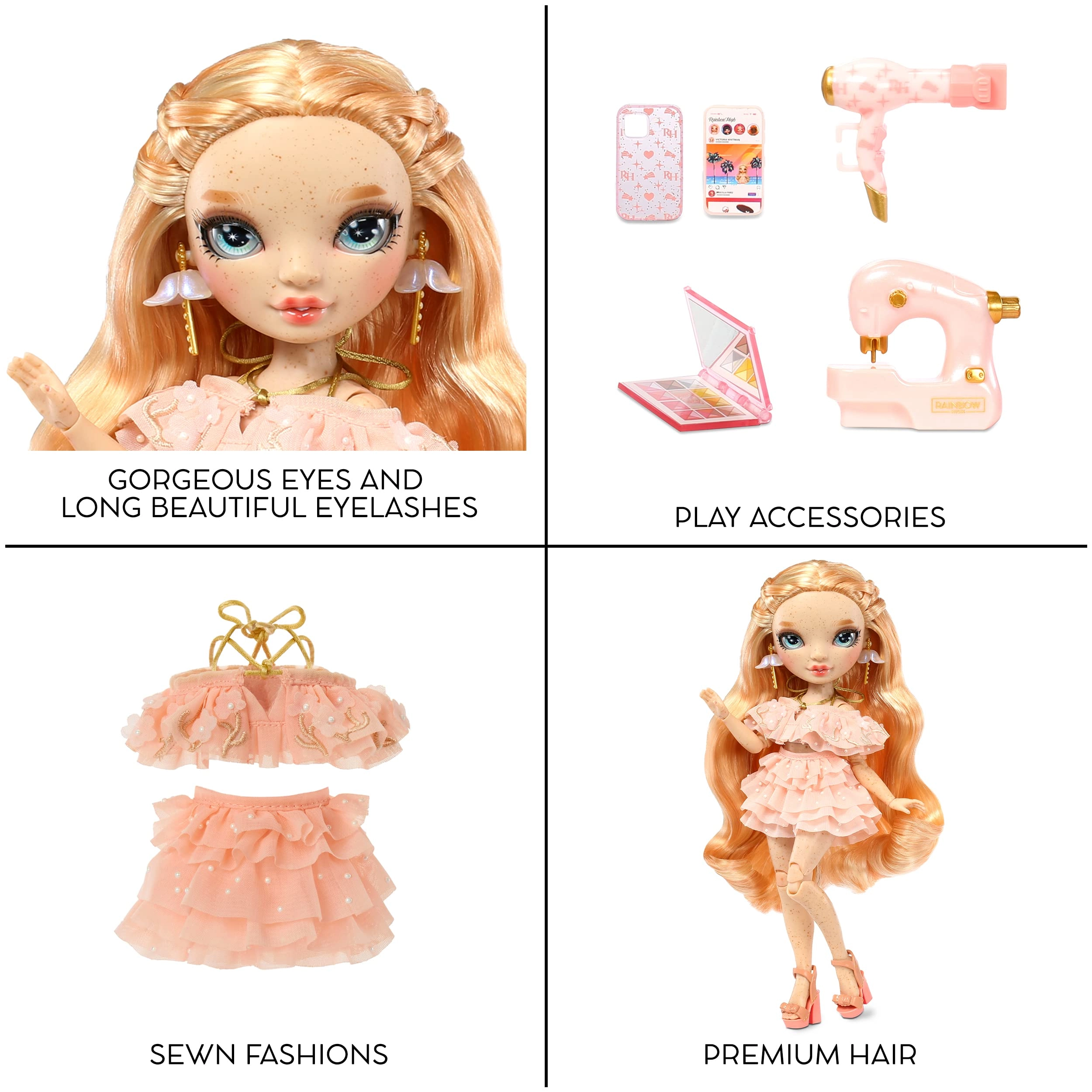 Victoria Whitman Fashion Doll - 12 inches Light Pink