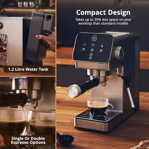 SK22153 - 1.2L Milk Frother 20 Bar 3 Preset