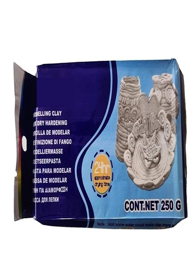 EKTA STATIONERY Modelling Clay Air Hardening - 250g 12pcs.