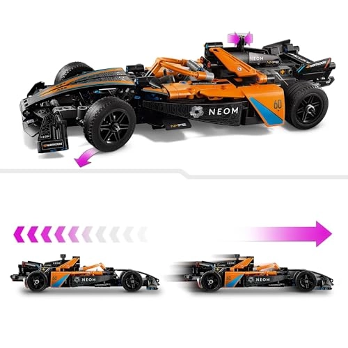 NEOM McLaren Formula E Race Car (42169) + 2023 McLaren Formula 1 Race Car (76919)