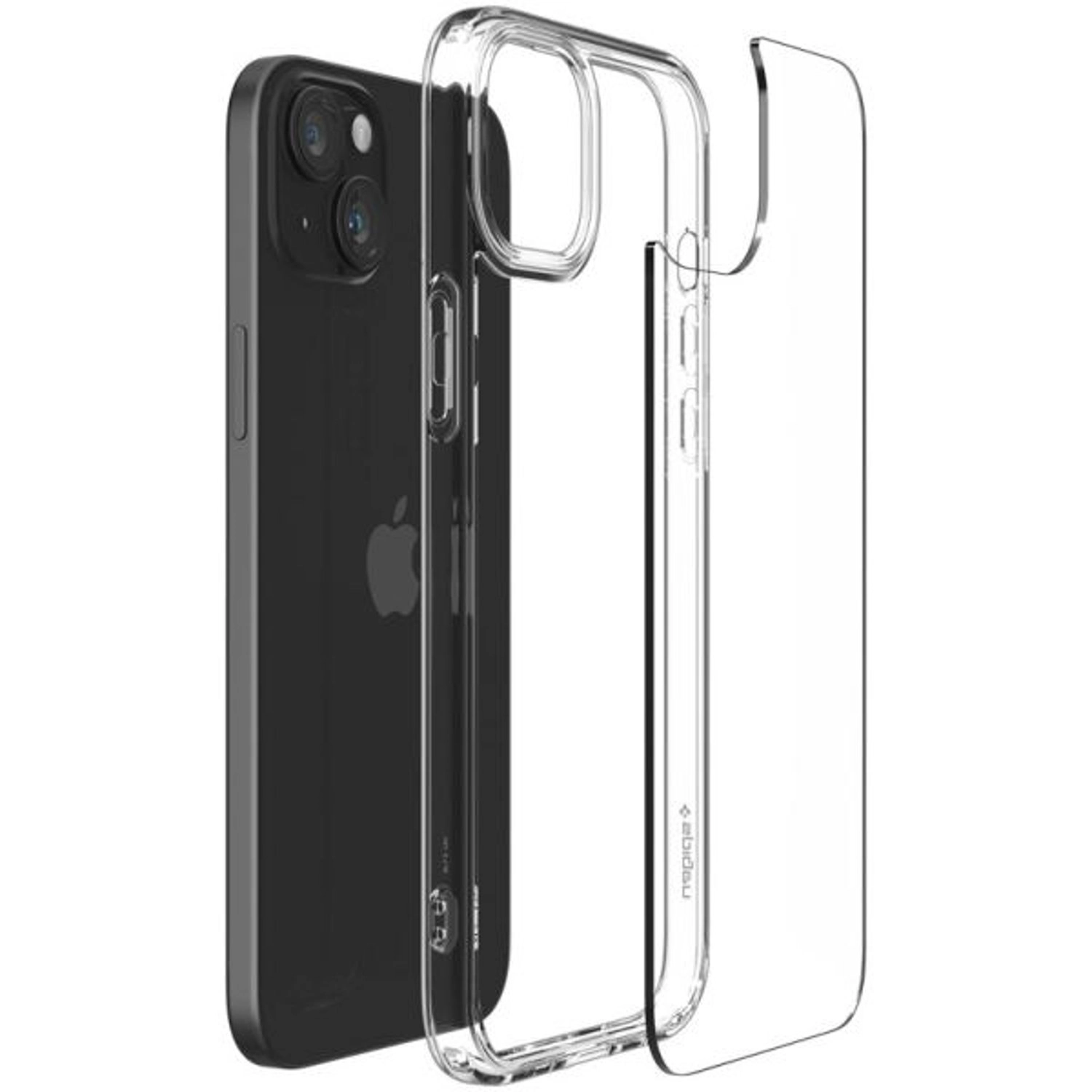 Crystal Hybrid Back Cover for iPhone 15
