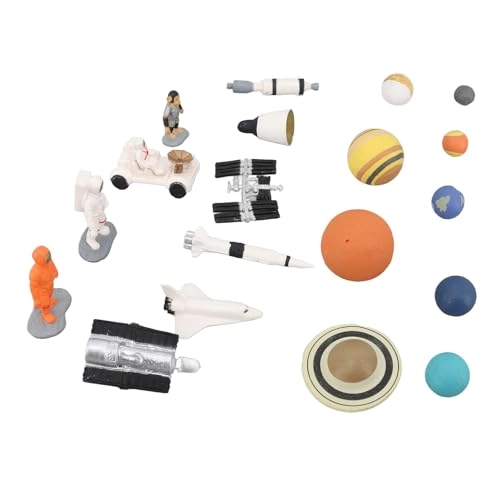 Astronaut Space Figurine Planets Model - 19 pieces Space