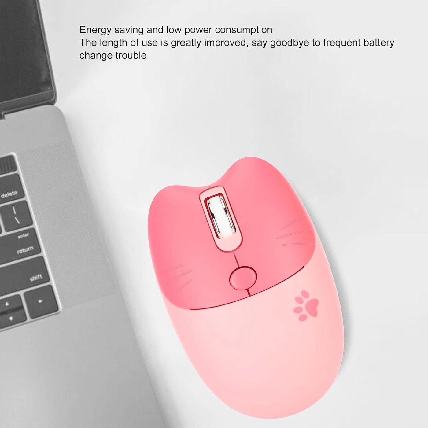 Cat Compact Silent Mouse - Bluetooth/Dongle