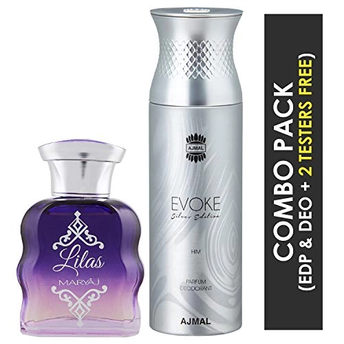Lilas Eau de Parfum - 100ml + Evoke Silver Edition - 200ml
