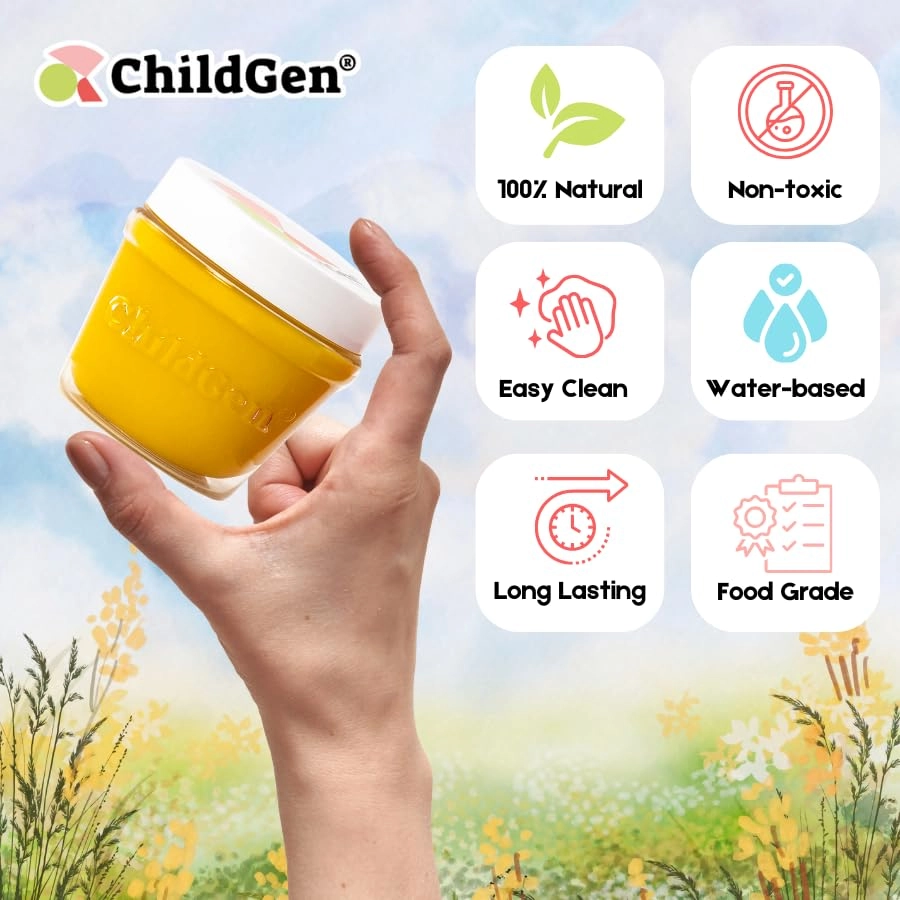 Play Dough Set - Natural 128g 6pcs.