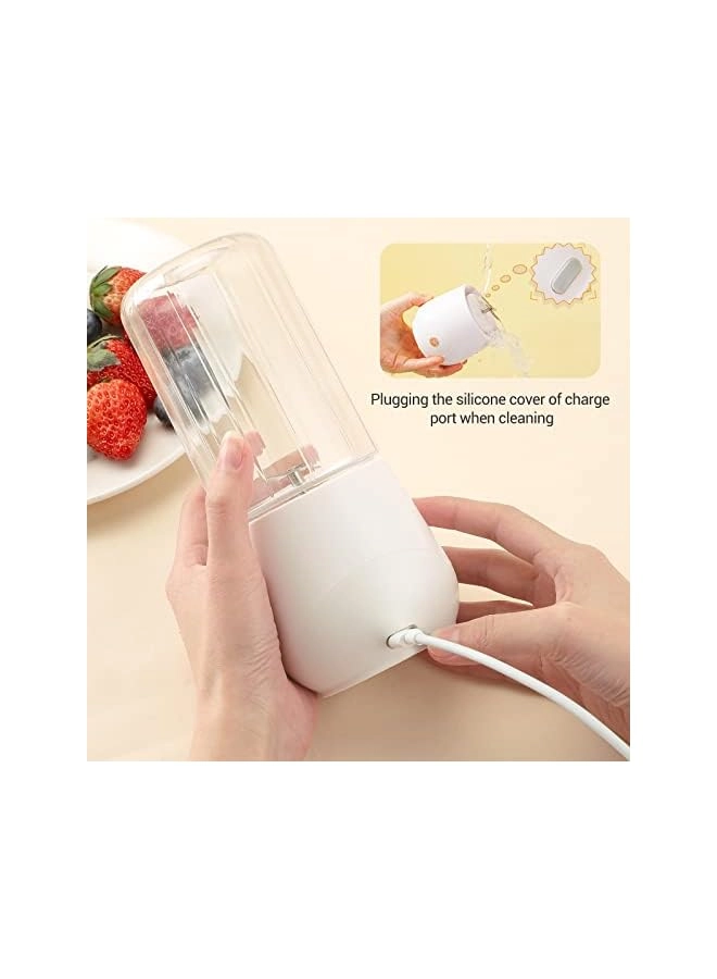 Portable Blender - USB Rechargeable, 4-Blade, Mini