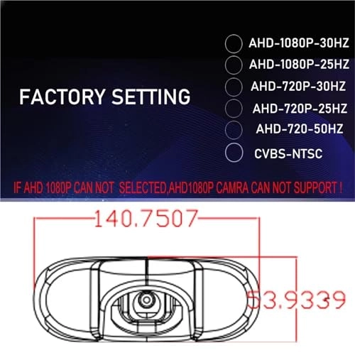 Backup Camera - Night vision 752*582 pixels