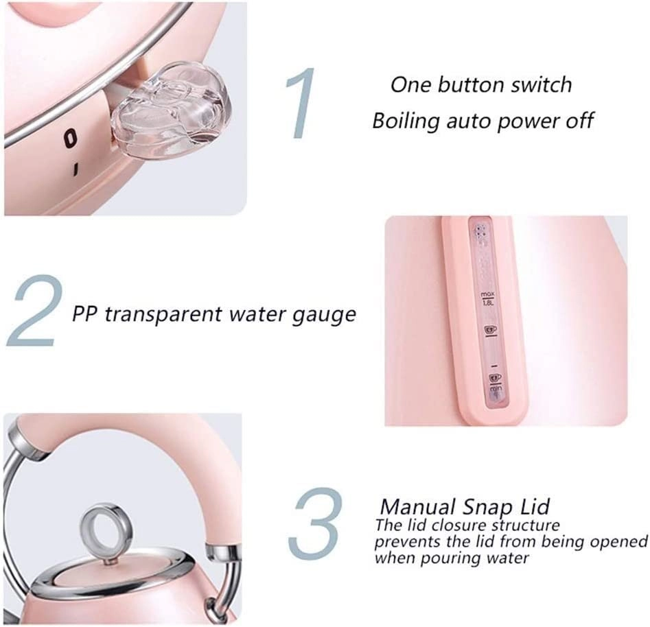 Glass Gooseneck Electric Kettle