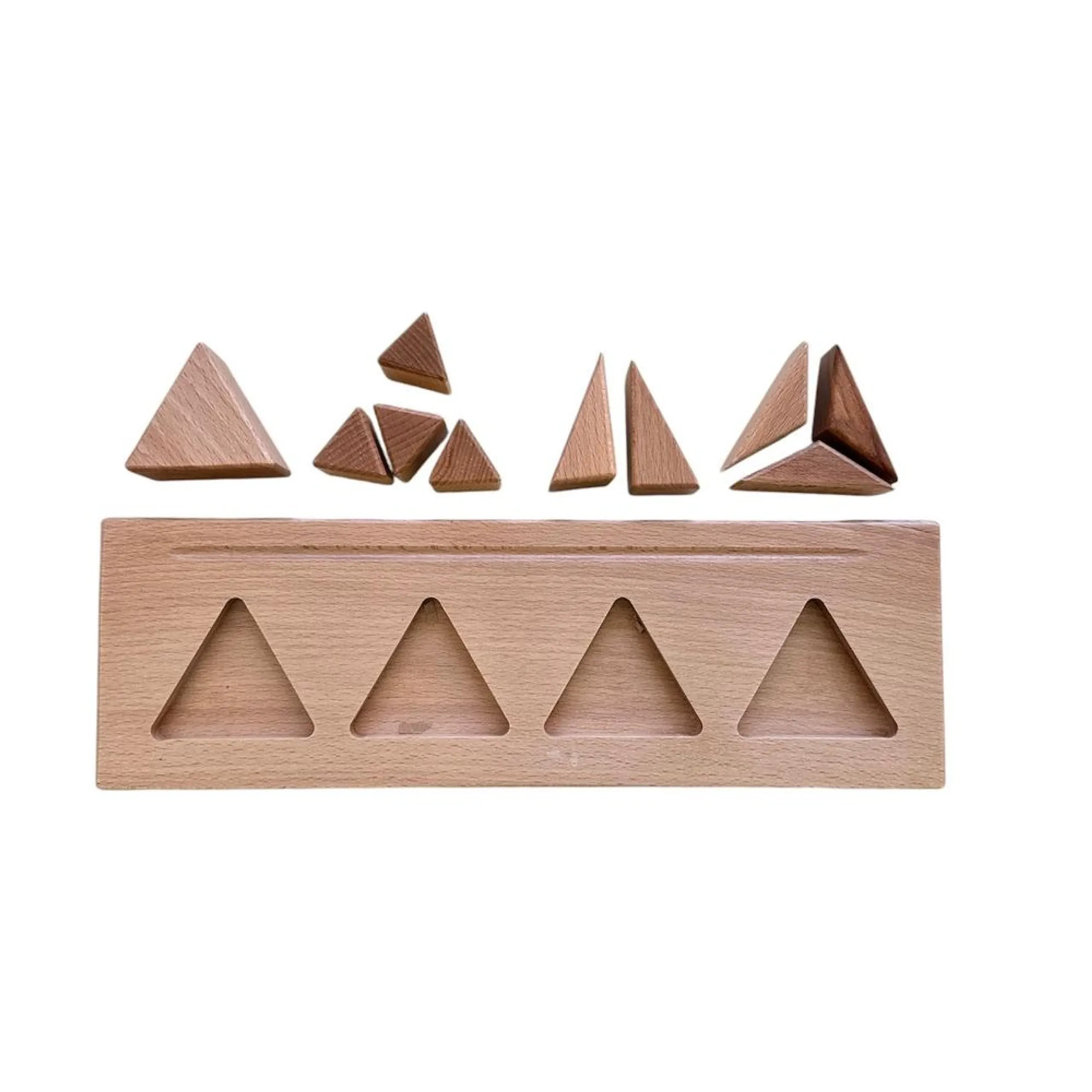 Fraction Board Triangle - Suitable for 3 years and above 11 pieces