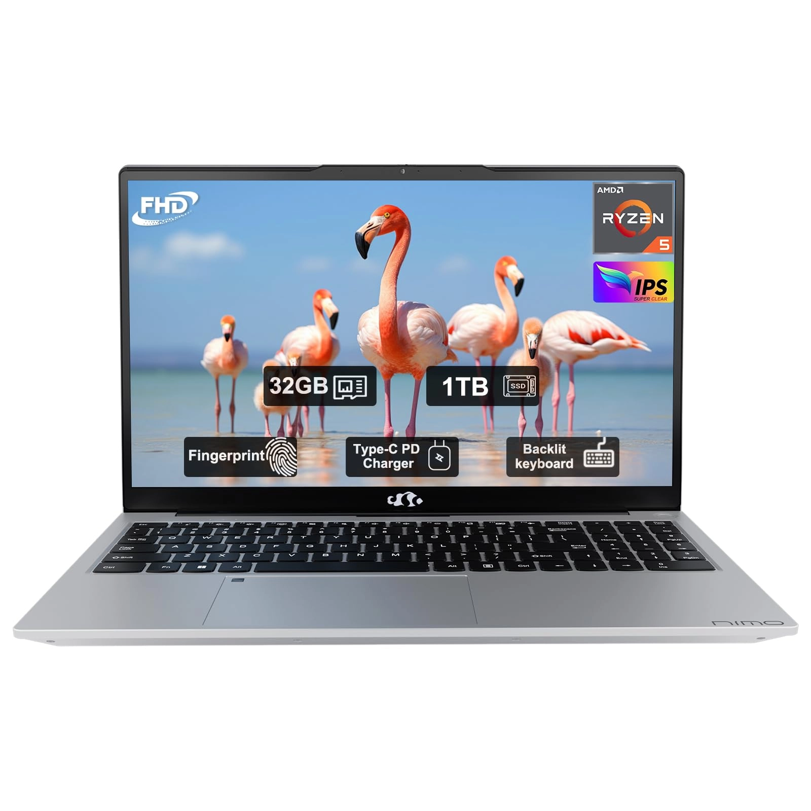 NIMO Direct Inc. N152S - 15.6'' 1024GB 32GB Ryzen 5