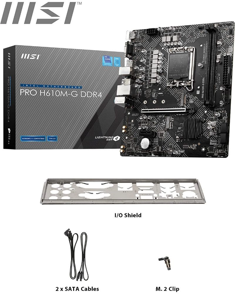 H610M-G - DDR4 Micro-ATX LGA 1700