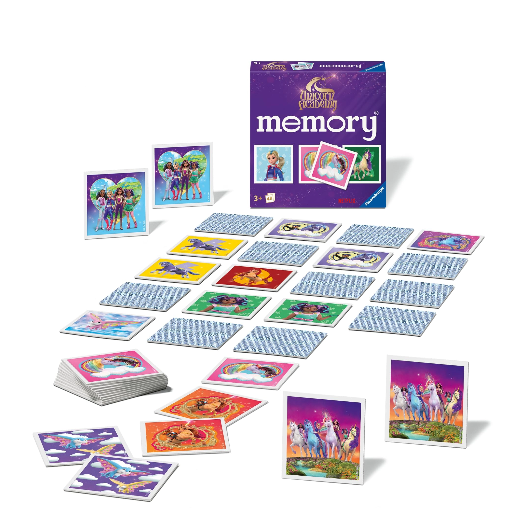 Ravensburger Unicorn Academy Mini Memory Game - 3 years 48 pieces