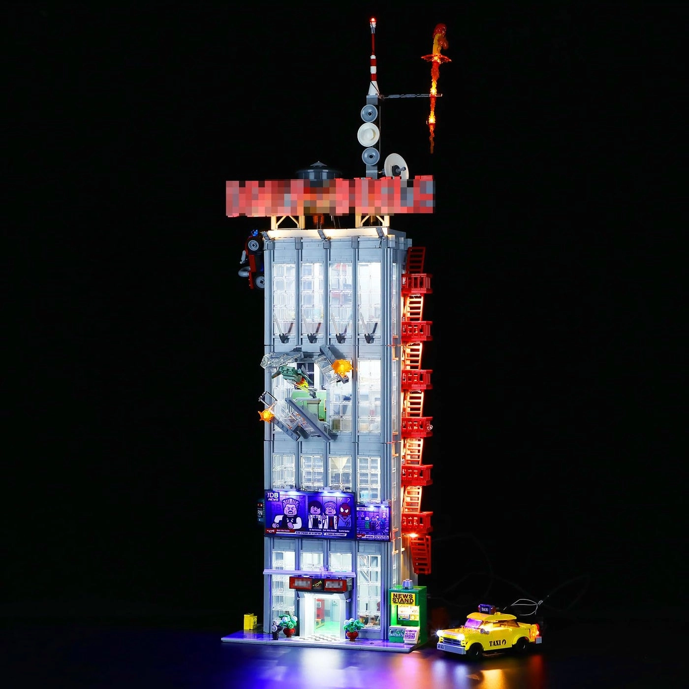 GEAMENT LED Light Kit for LEGO Daily Bugle 76178