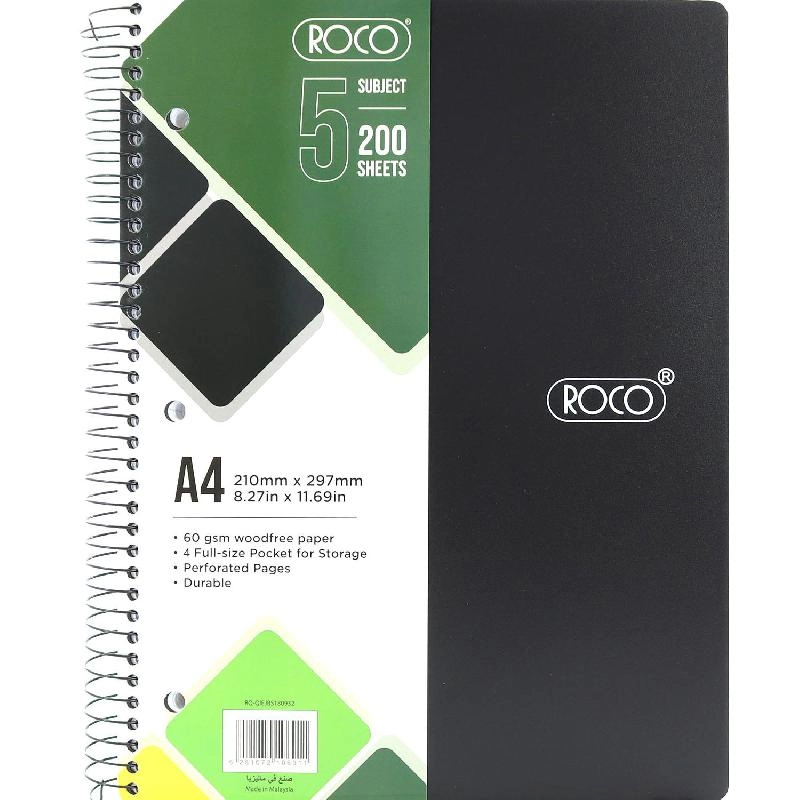 Neon A5 Spiral - Lined 100 Sheets