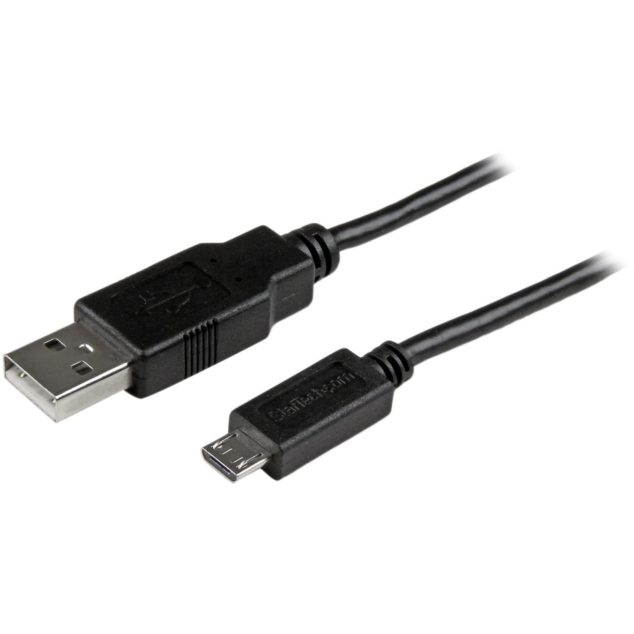 StarTech.com USBAUB1BK USB-A to Micro-B 0.3m
