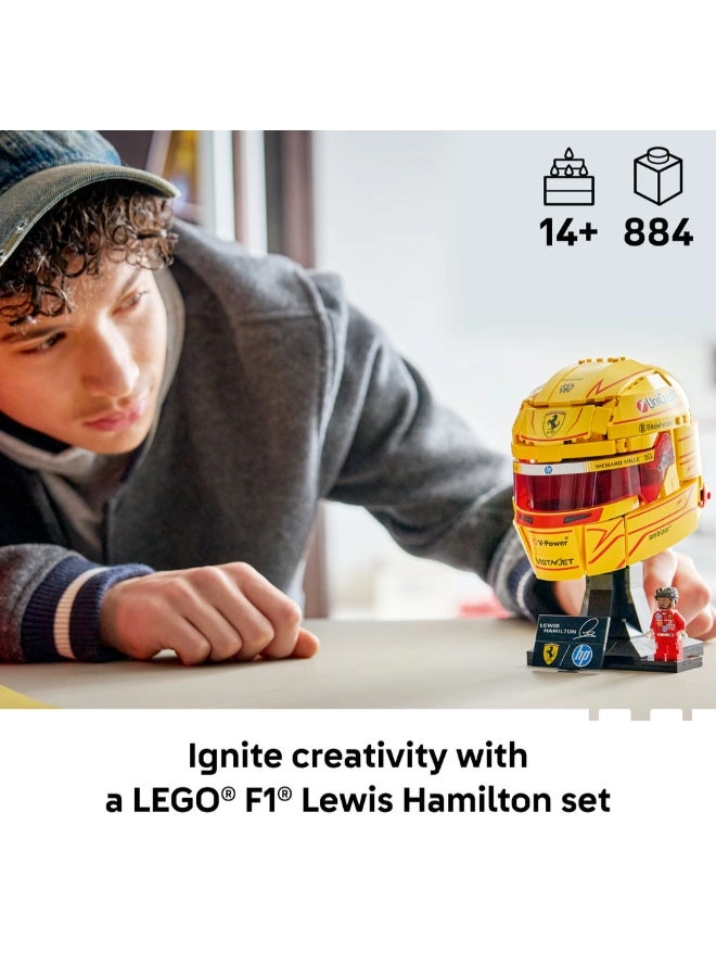 Scuderia Ferrari HP Lewis Hamilton Helmet (43022) - Display Collectible Minifigure