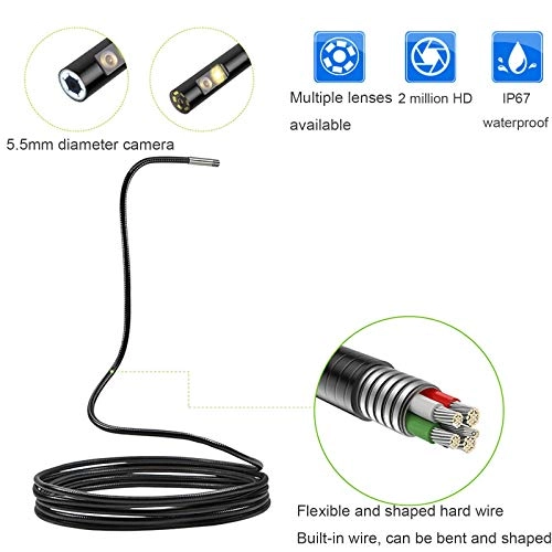 Dual Lens Inspection Camera - 3.9MM/5.5MM/8mm/14.5MM 1M/5M/10M/20M