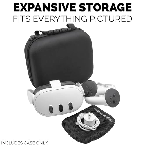 Case for Oculus Go - Dense Foam Accessory Bag