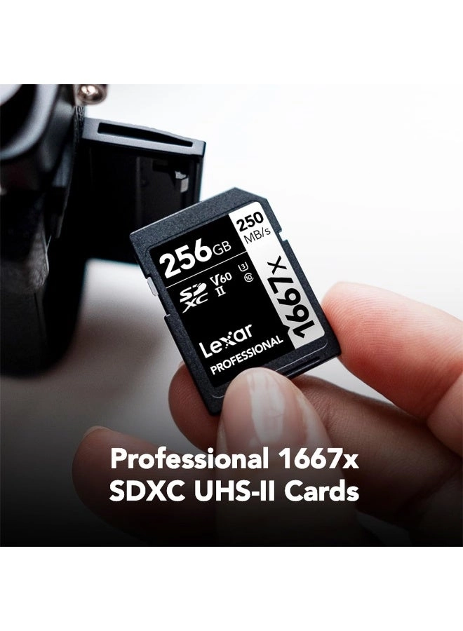 Professional SDHC/SDXC U3 256GB
