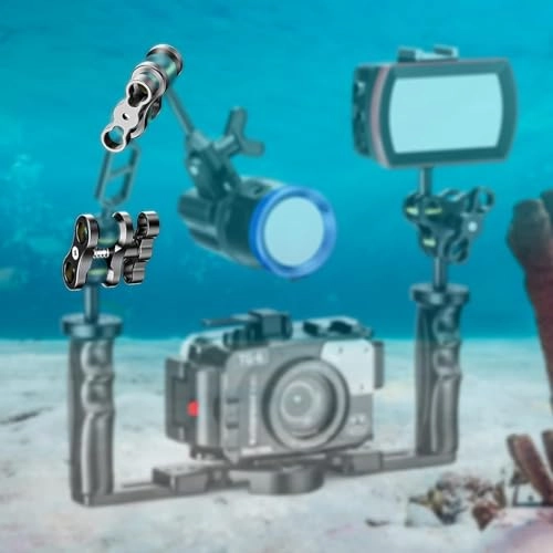 CP-2 - Double Ball Clamp Black