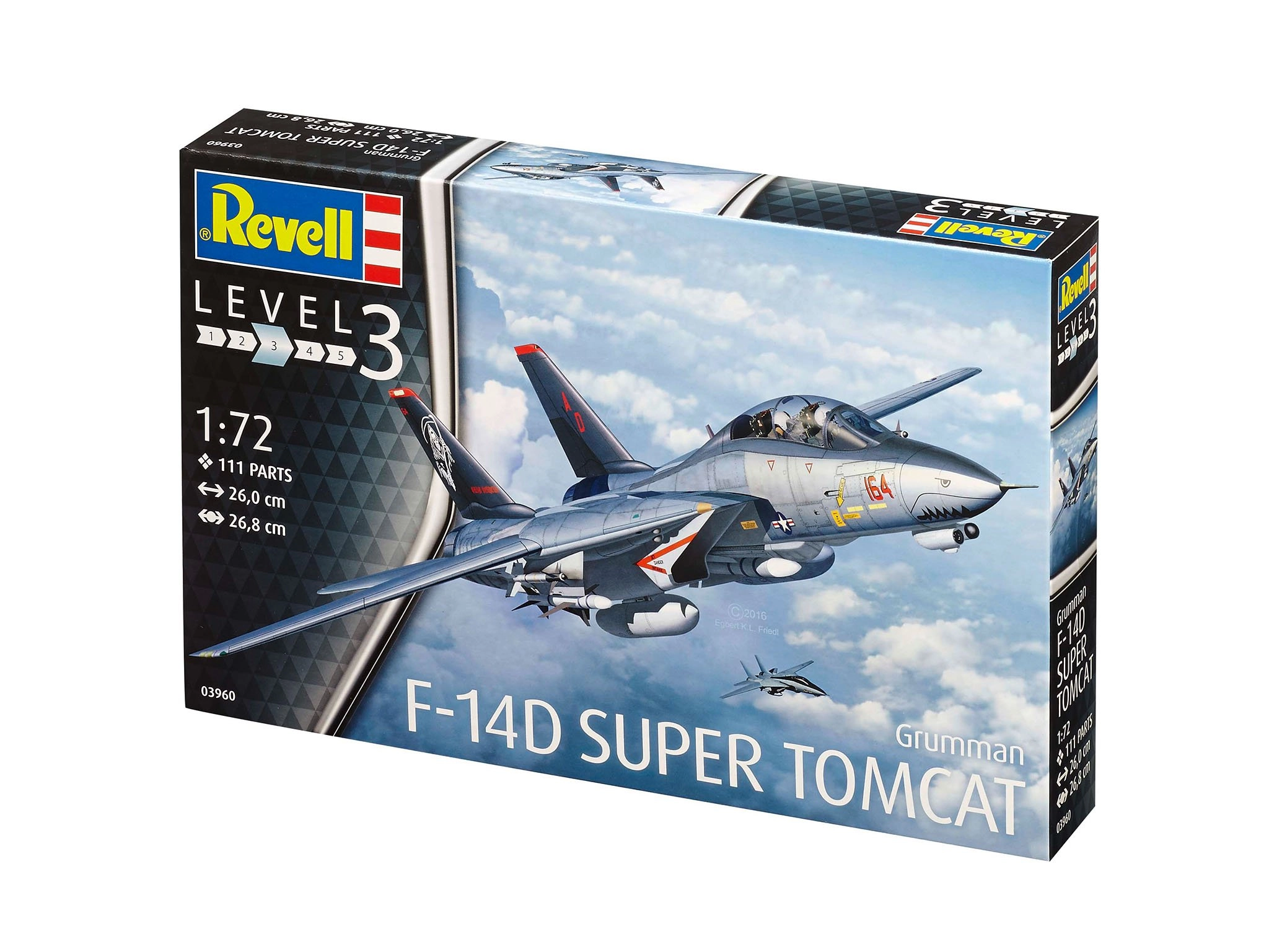 F-14d Super Tomcat Model Kit (03960) - 1:72