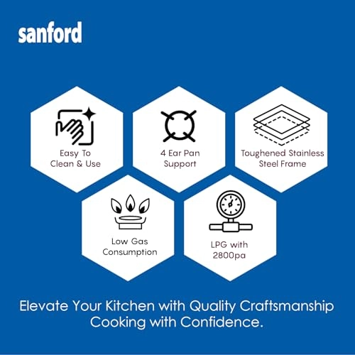 Double Burner Sf5220gc GAS Cooker