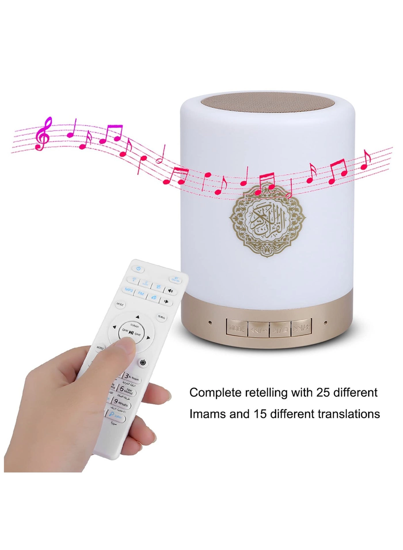 QB303 - Touch Lamp Azan Clock