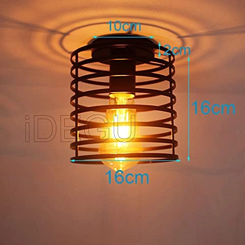 Geometric Cube Ceiling Light