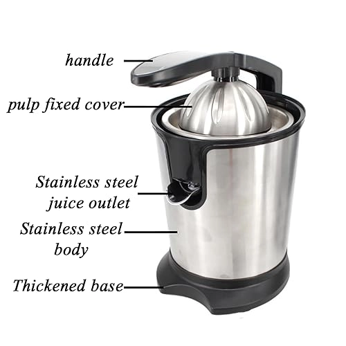 Electric Juice Press - 304 Stainless Steel Black