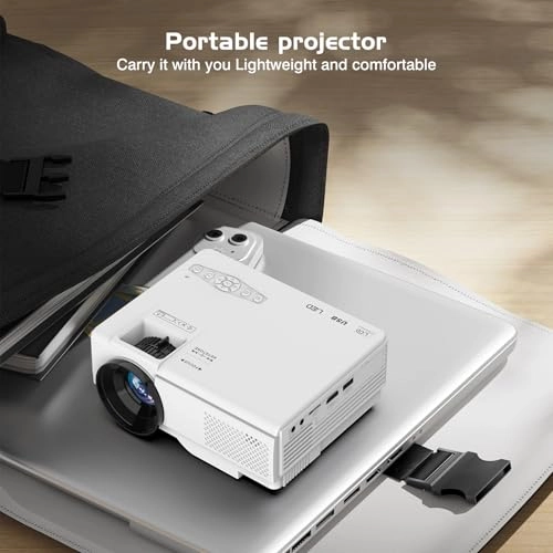 Mini Projektor - 10,000 lumens 1920 x 1080 Pixels