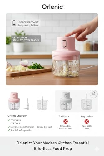 Intelligent Electric Garlic Chopper - 1000 watts