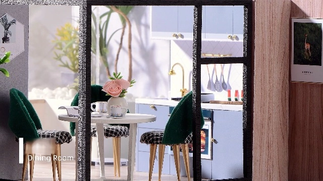 DIY Miniatures Dollhouse Kit - 1:24