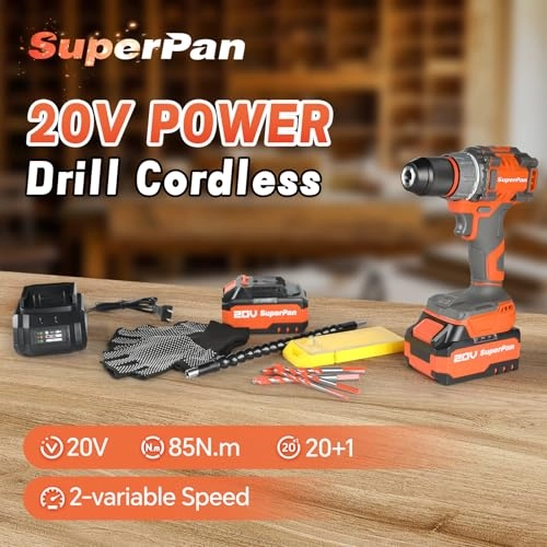 Cordless Drill Driver - 20V 4.0Ah 20+1 Torque
