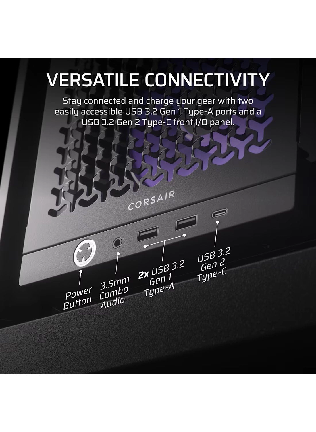 FRAME 4000D - Tempered Glass Side Panel Mid-Tower