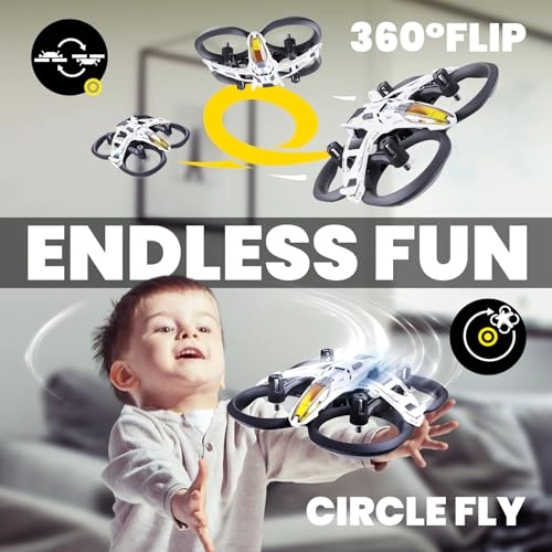 MACH 500 - Mini Micro Nano Indoor RC Quadcopter LED Light Optical Flow Positioning