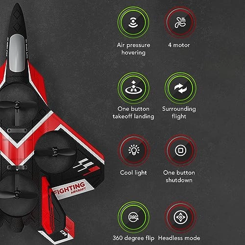 RC Plane - 2.4GHZ 3 Batteries 8 Minutes Flight Time