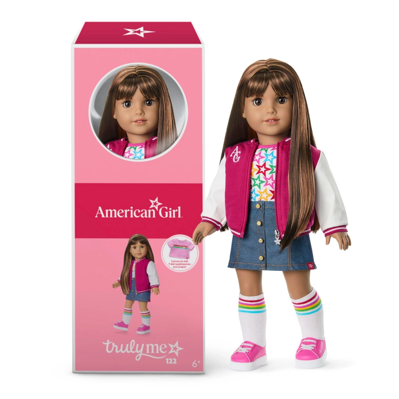 American Girl Truly Me - 18-inch Tan Skin Straight Dark-Brown Hair Ages 6+