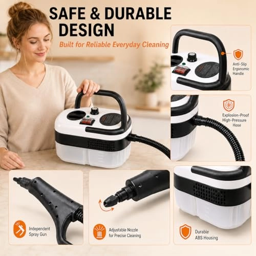Handheld Steam Cleaner - 3 bar 1200 ml