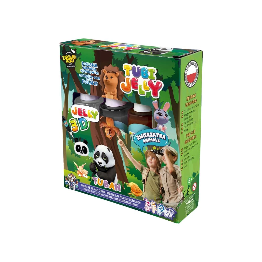 Tubi Jelly 3D Animals Activity Kit - 8+ years