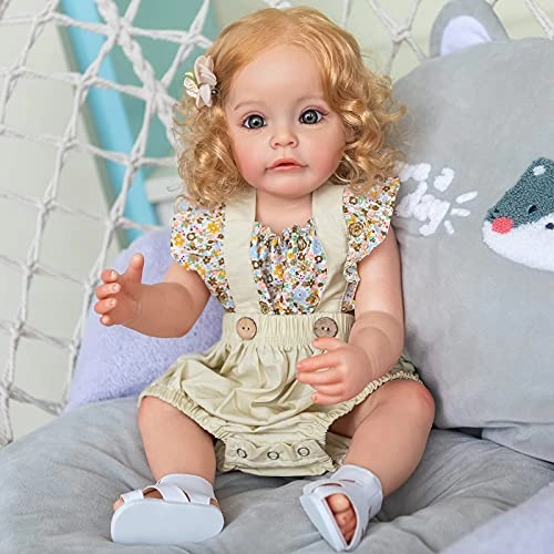 Reborn Baby Doll - 55 cm Silicone Vinyl Boy Ages 36+