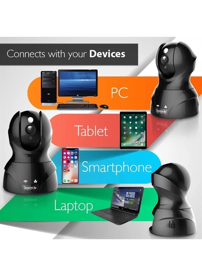 SereneLife IPCAMHD82 - 1080p Wireless