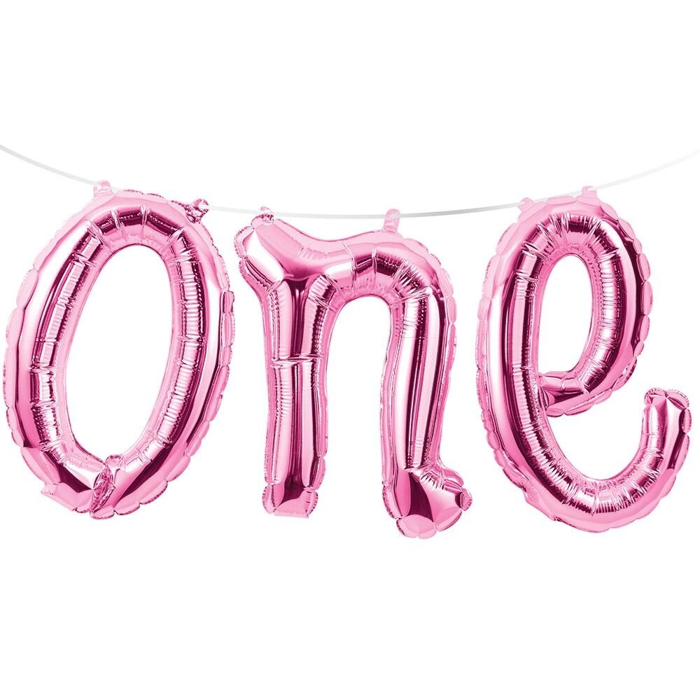 CREATIVE CONVERTING 1st Bday One Balloon Banner - 1pcs