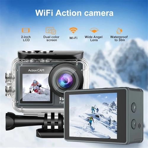 Dual-Screen Sports Camera - 1080P 30FPS