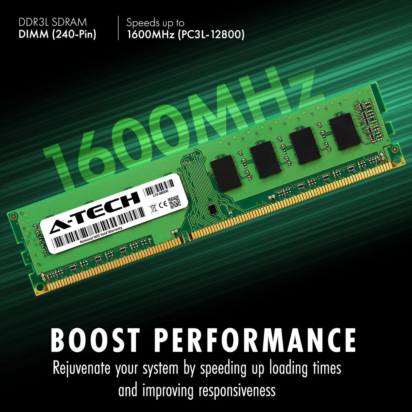 DDR3 DIMM - 8GB 1600MHz 240-Pin
